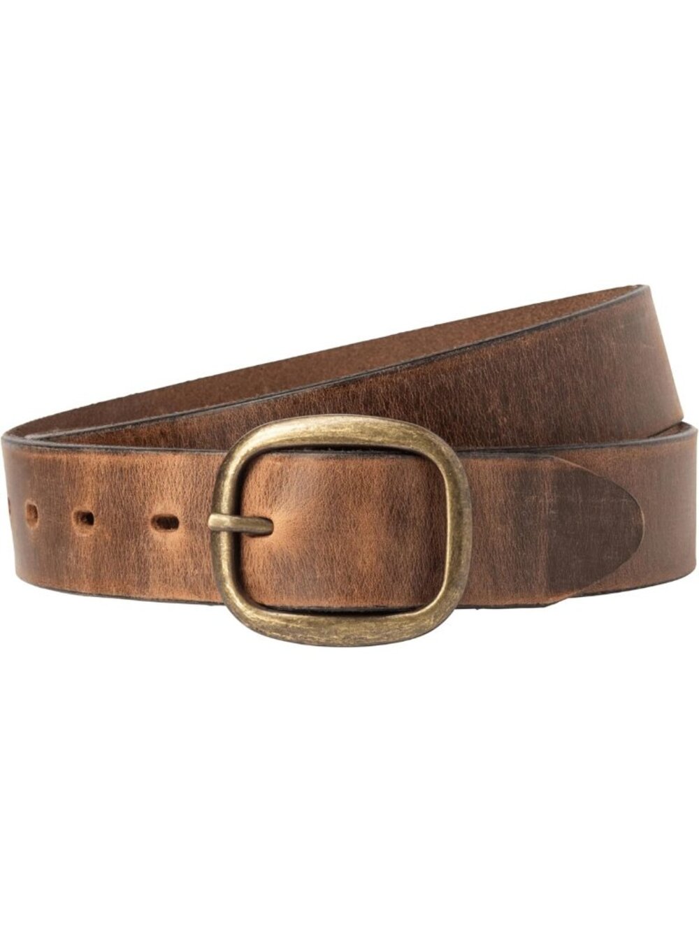 Genuine Full Grain Leather Belt for Women - Stylish 1.25in Jeans Accessory